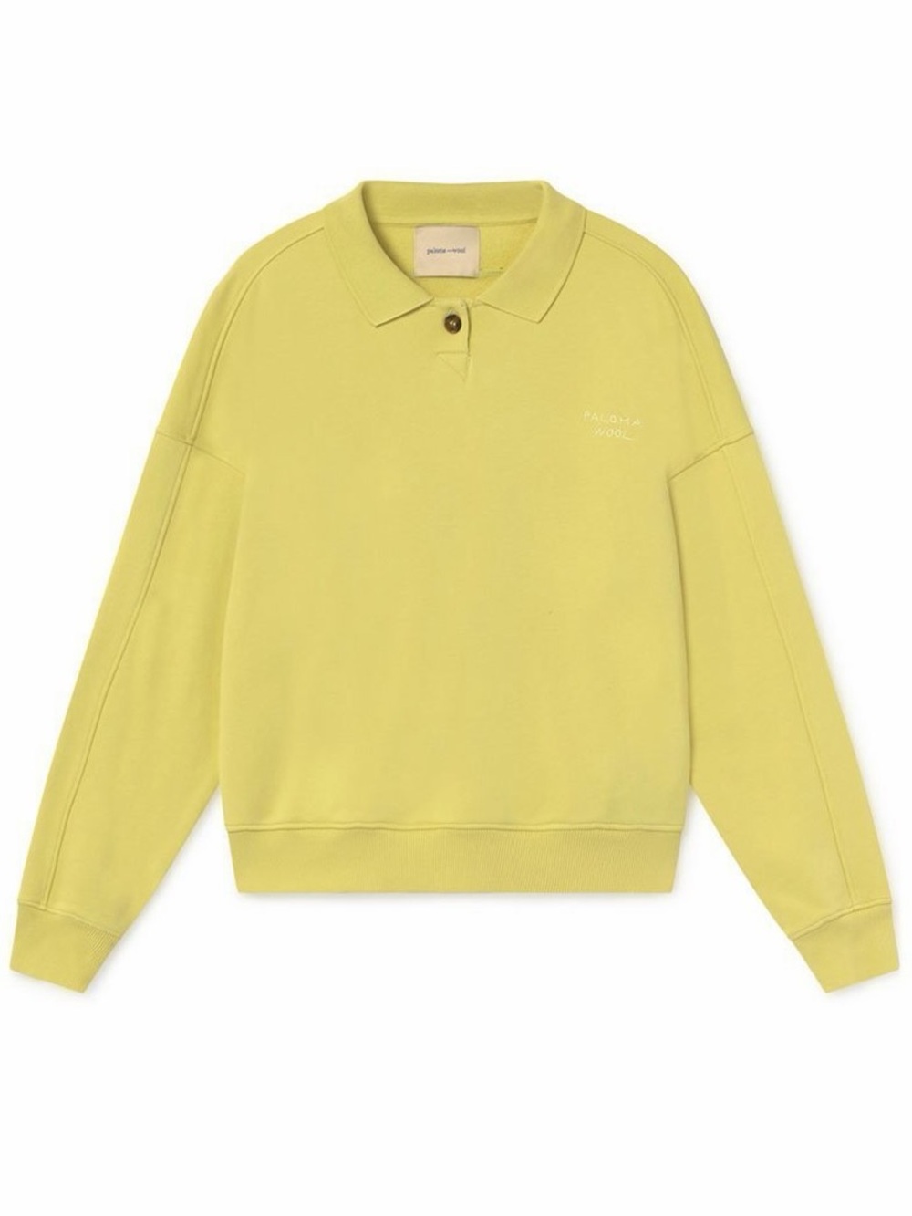 Paloma Wool Ami Polo Chartreuse Green